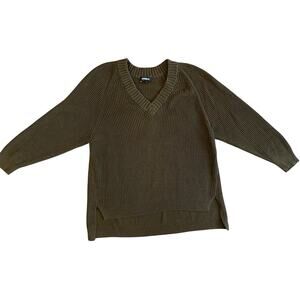 Express Chunky Knit Sweater Womens Small Relaxed Oversized Casual Cozy Office